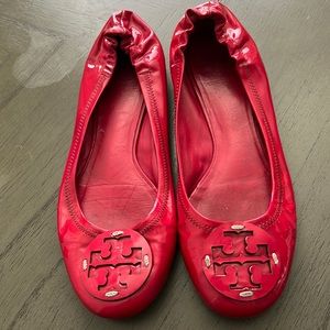 Tory Burch red flats size 8